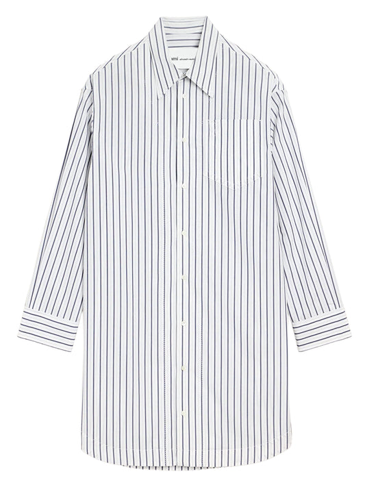 AMI PARIS-LONG SLEEVE WIDE SHIRT DRESS-