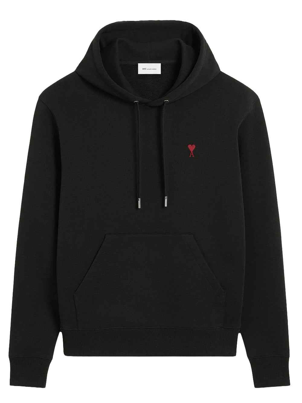 AMI PARIS-RED AMI DE COEUR HOODIE-