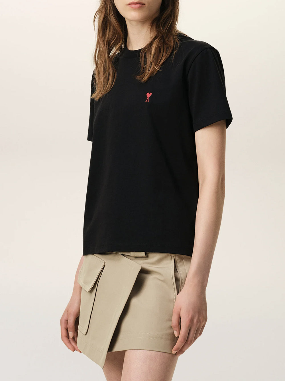 AMI PARIS-RED AMI DE COEUR TSHIRT-