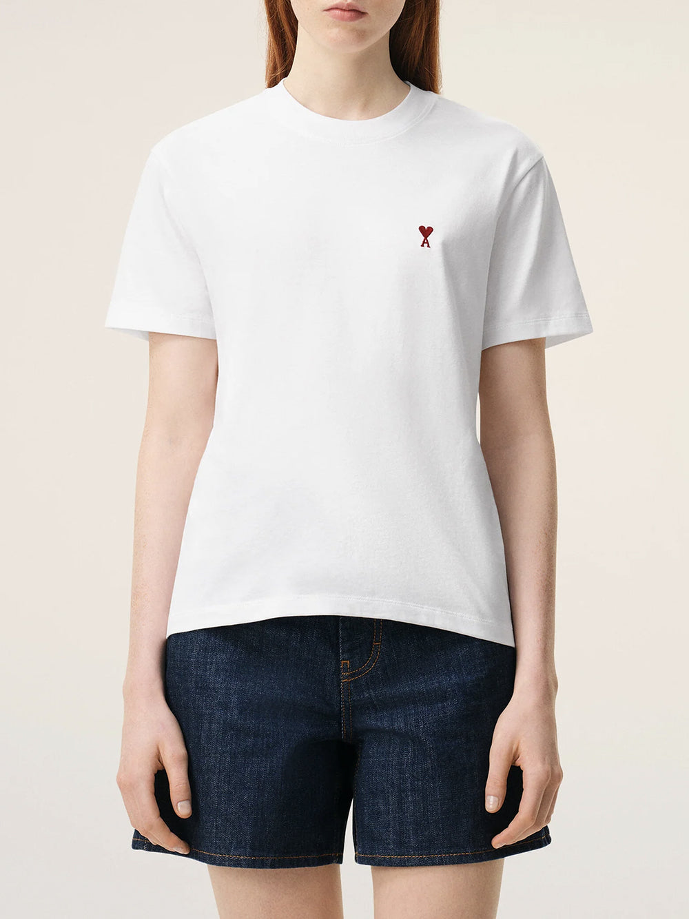 AMI PARIS-RED AMI DE COEUR TSHIRT-