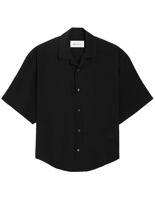 AMI PARIS-SHORT SLEEVE BOXY SHIRT-