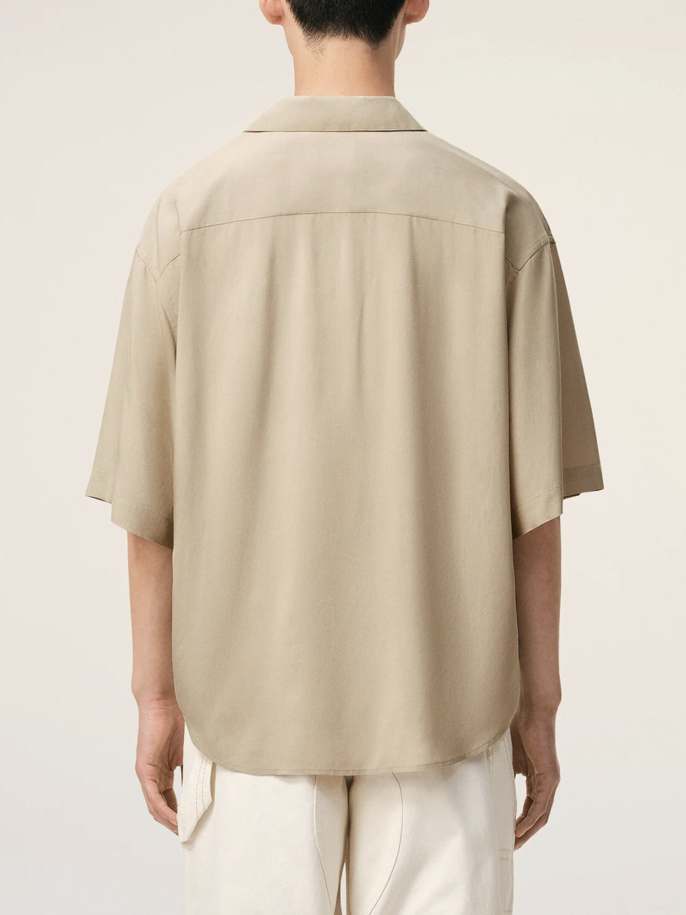 AMI PARIS-SHORT SLEEVE BOXY SHIRT-