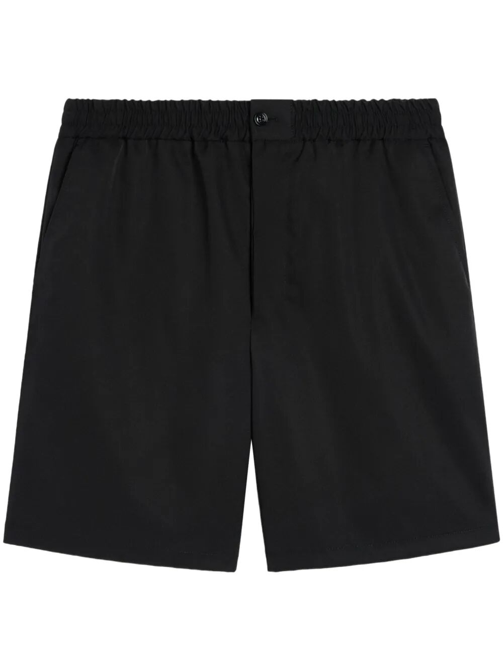 AMI PARIS-STRAIGHT ELASTICATED WAIST SHORTS-