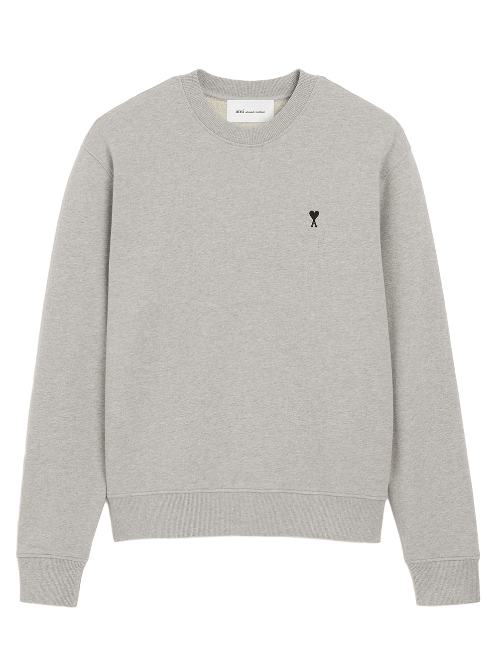 AMI PARIS-SWEATSHIRT WITH CONTRASTED AMI DE COEUR-