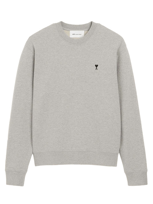 AMI PARIS-SWEATSHIRT WITH CONTRASTED AMI DE COEUR-