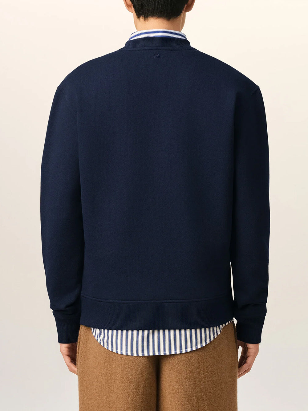 AMI PARIS-SWEATSHIRT WITH RED AMI DE COEUR-