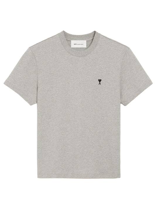 AMI PARIS-TSHIRT WITH CONTRASTED AMI DE COEUR-