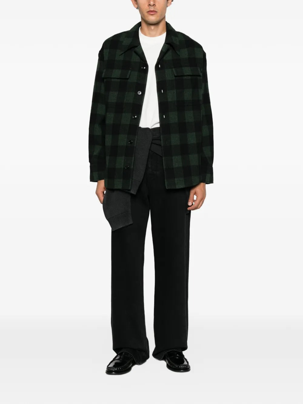 WIDE CAMP COLLAR OVERSHIRT