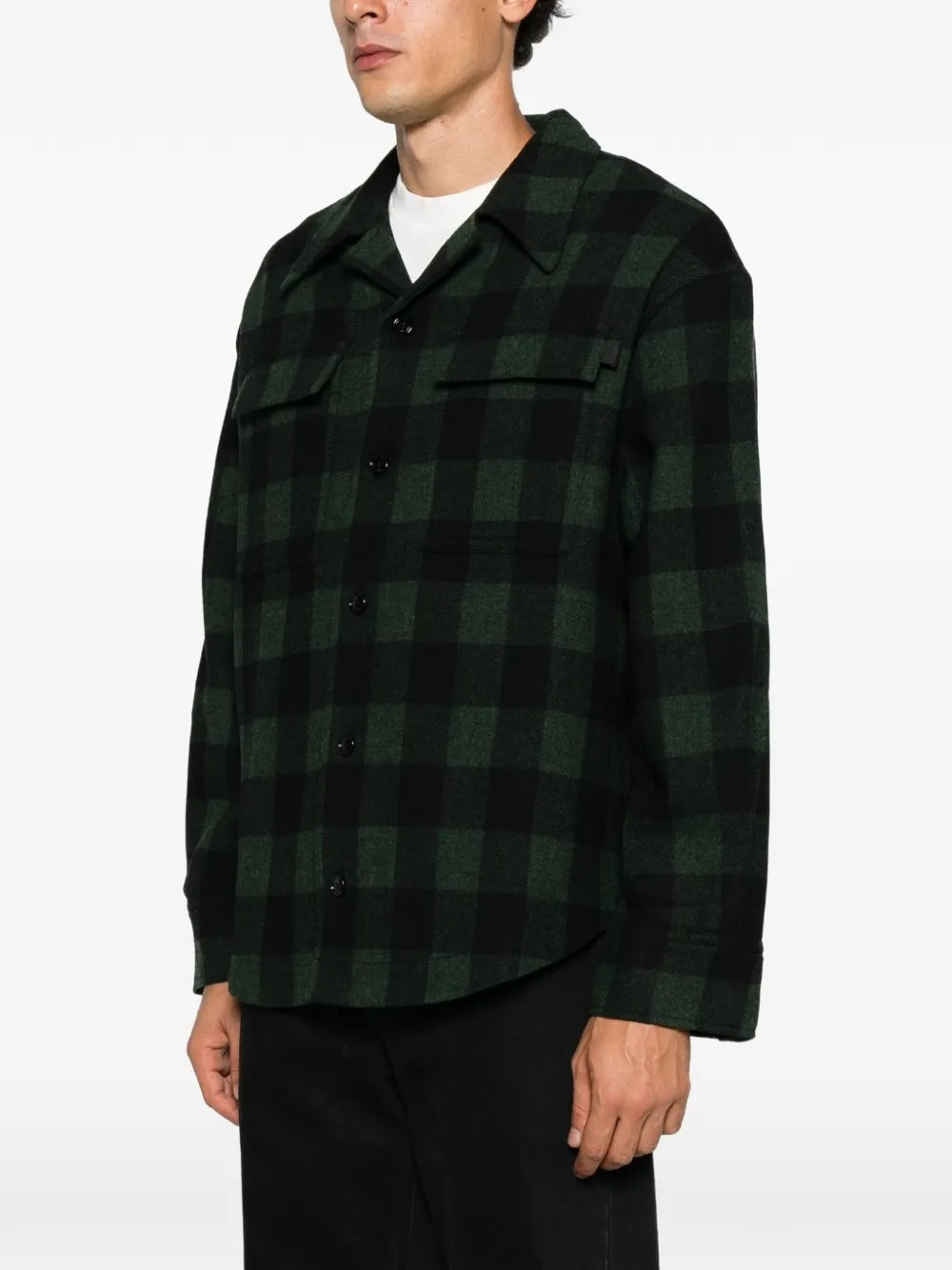 WIDE CAMP COLLAR OVERSHIRT