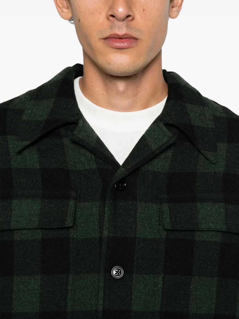WIDE CAMP COLLAR OVERSHIRT