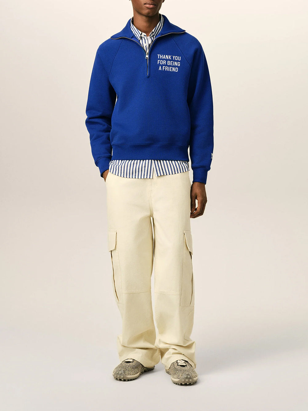 ZIPPED SWEATSHIRT