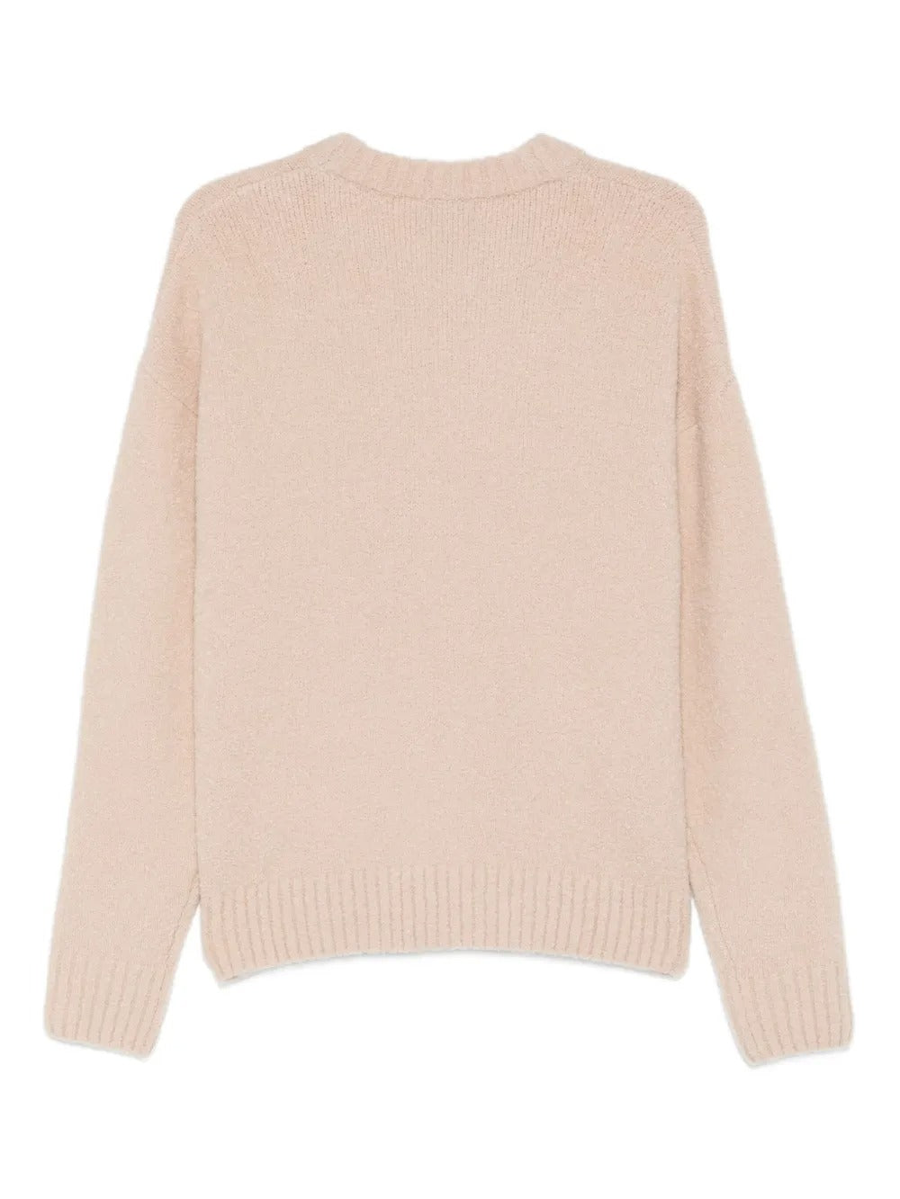 AMISH-BOUCLE' KNIT SWEATER-