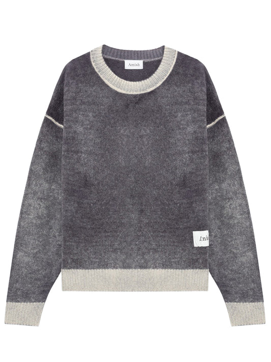 AMISH-Crew neck AMISH Wool printed .-