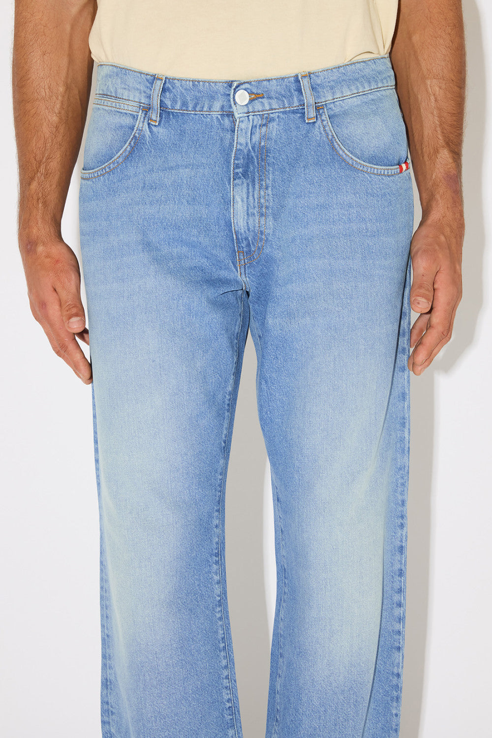 AMISH-James MAN AMISH Denim Sand Stone-