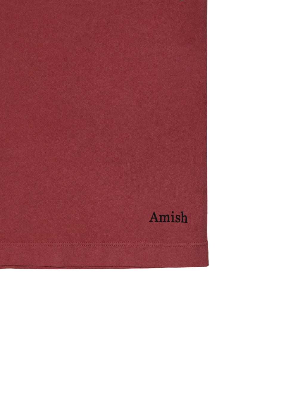 AMISH-T-Shirt Unisex Micro Logo AMISH Jersey Dyed-