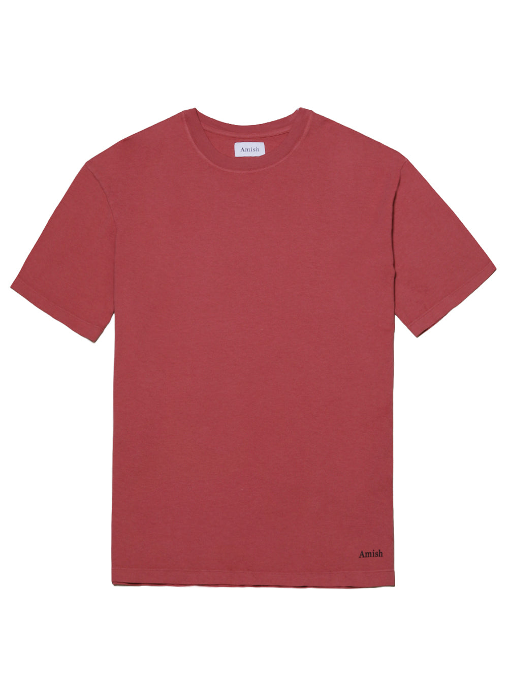 AMISH-T-Shirt Unisex Micro Logo AMISH Jersey Dyed-