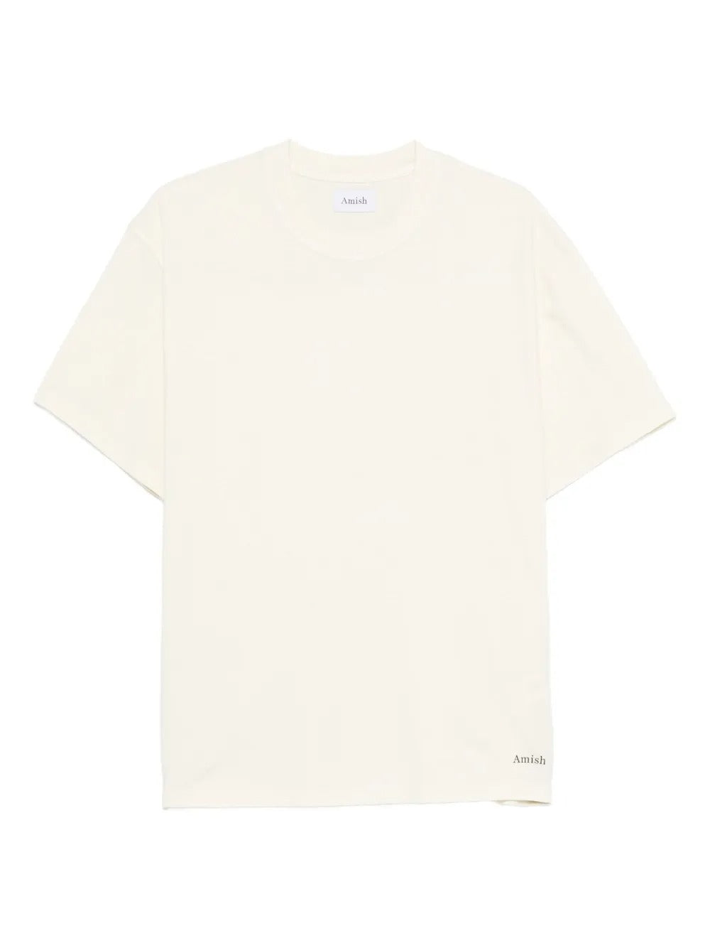 AMISH-logo-print cotton T-shirt-