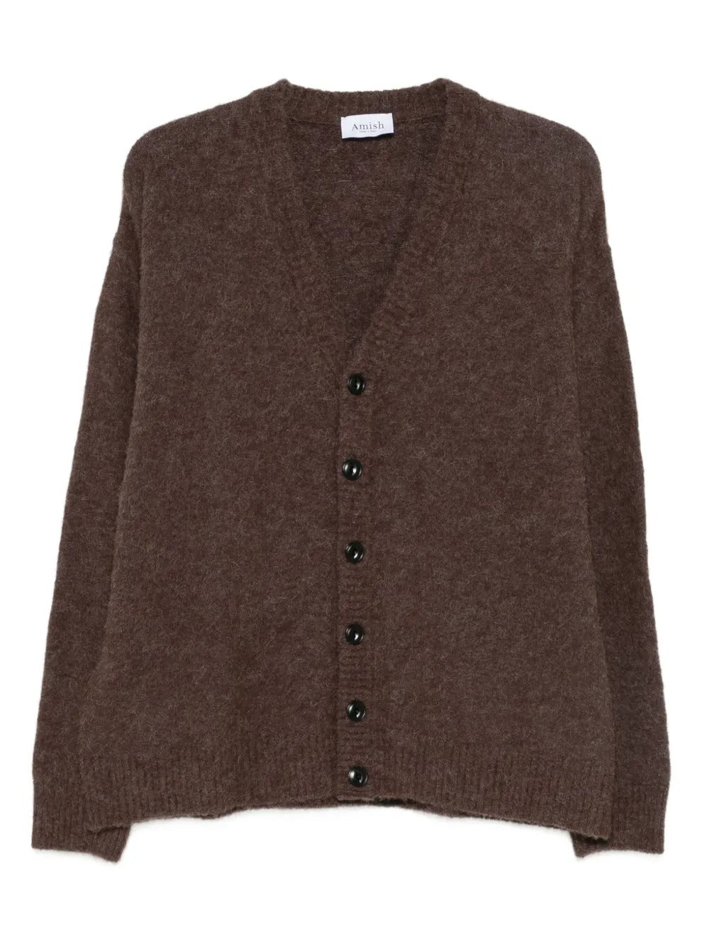 AMISH-OVERSIZED CARDIGAN IN WOOL AND ALPACA BLEND-