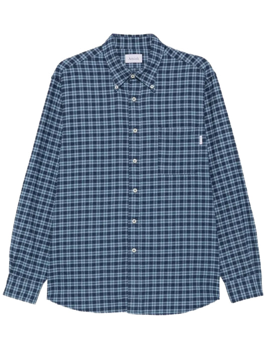 AMISH-Shirt America AMISH Check Washed-