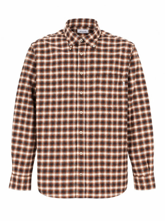 AMISH-Shirt America AMISH Check Washed-