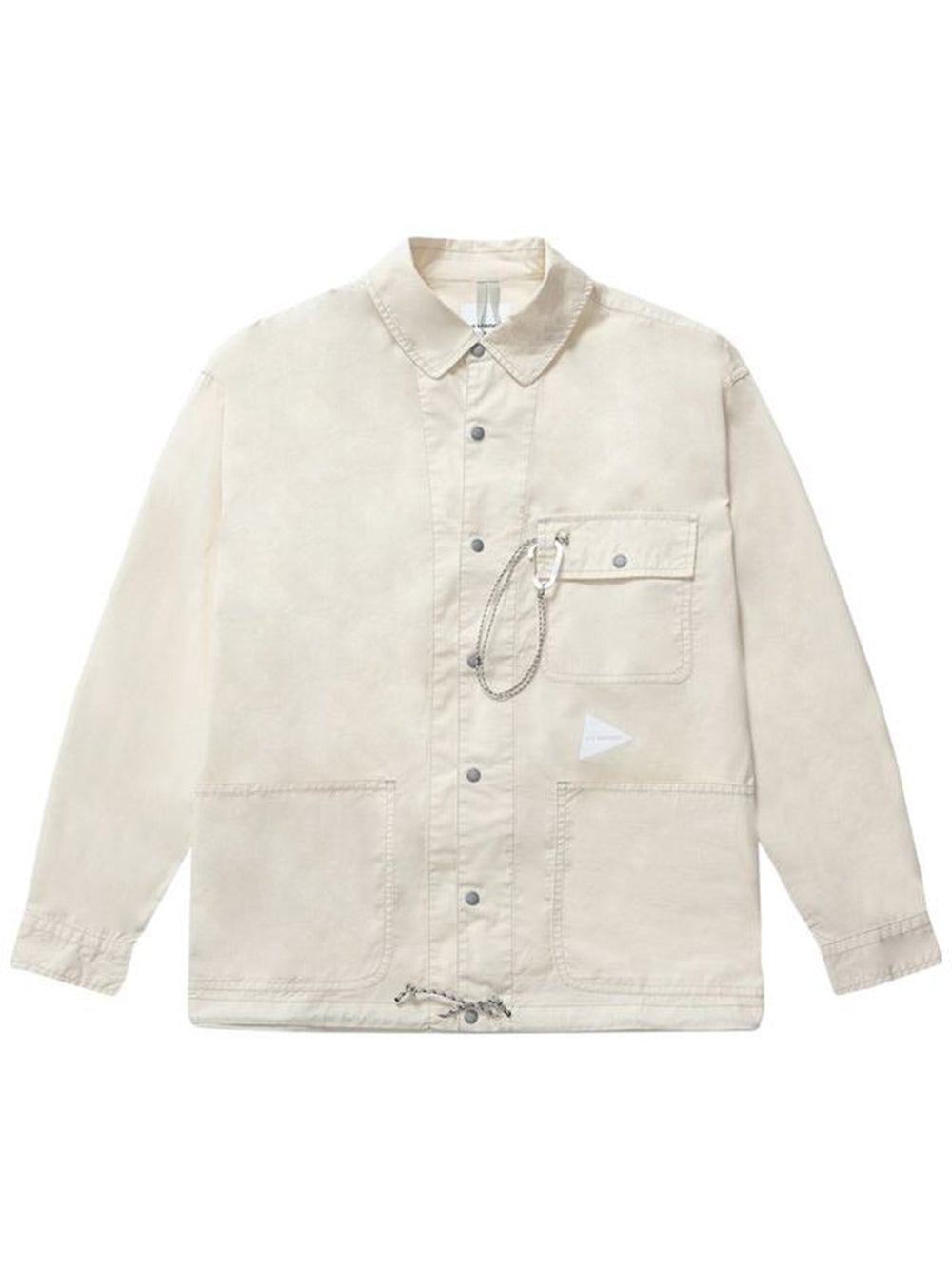 AND WANDER-dry rip shirt jacket-