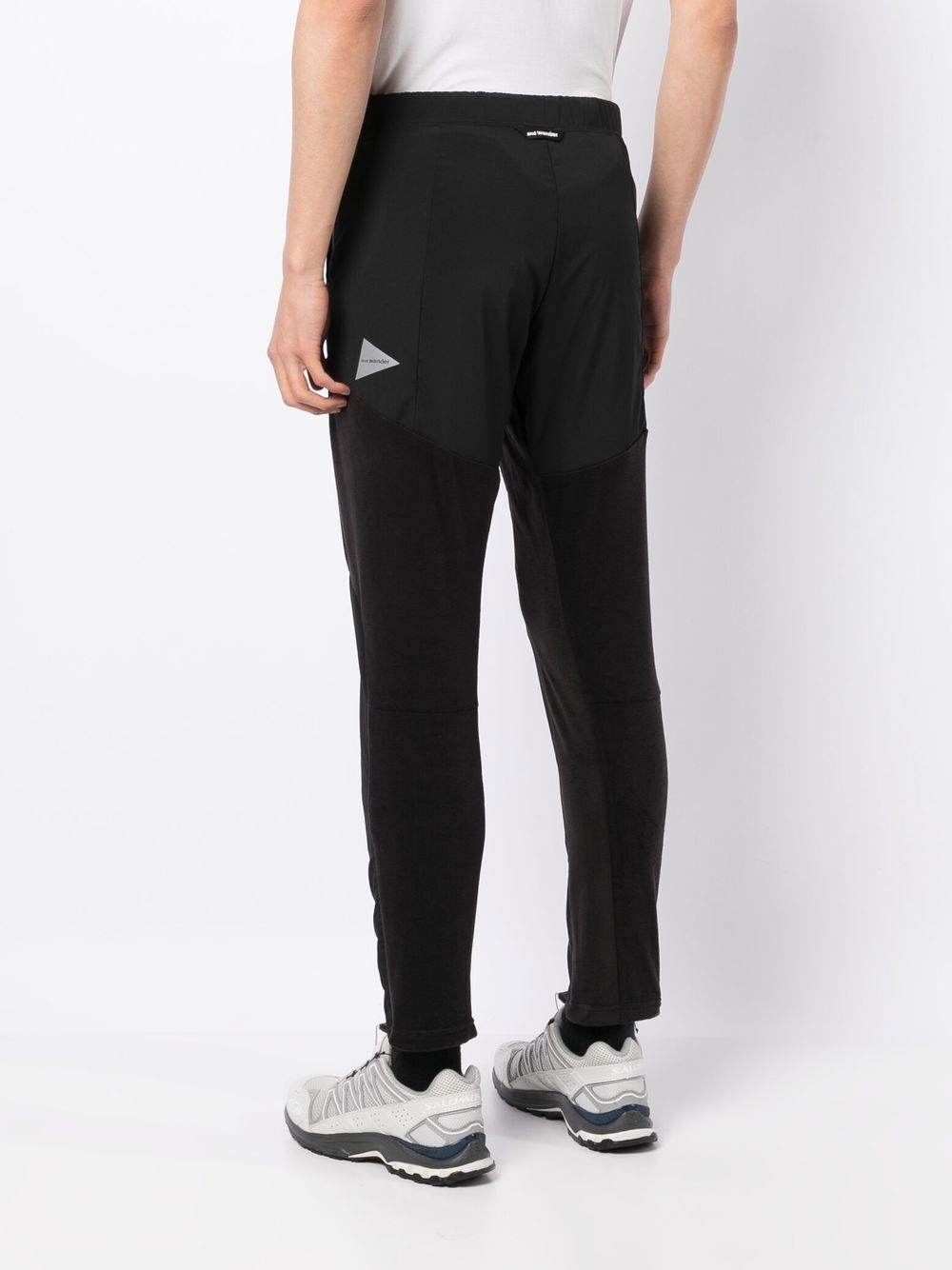 AND WANDER-fleece base pants-5742252324 10 BLACK