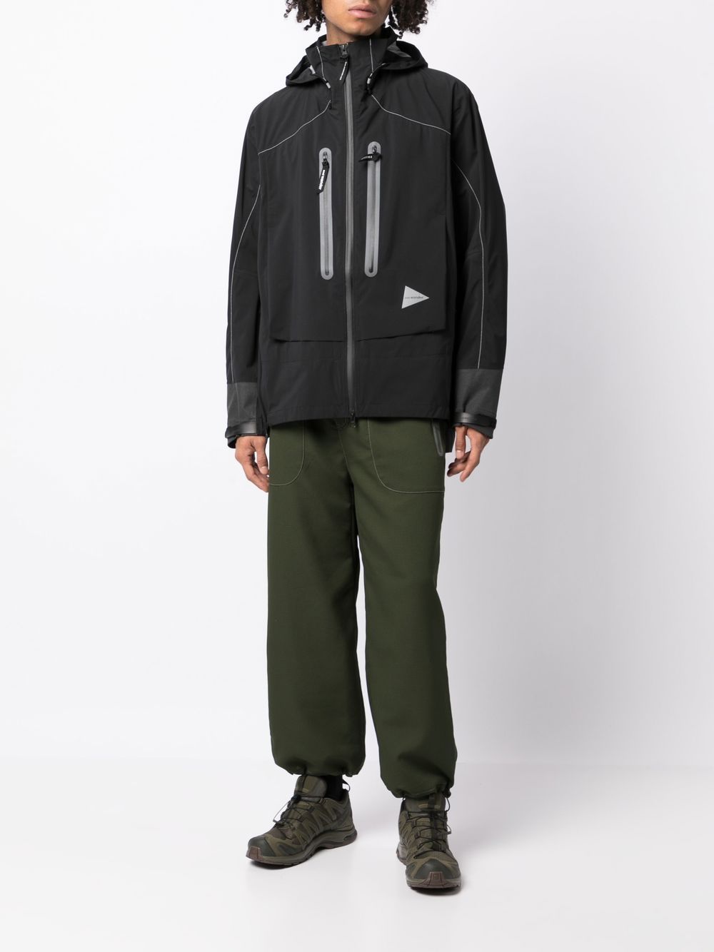 AND WANDER-PERTEX SHIELD rain jacket-5742211301 10 BLACK