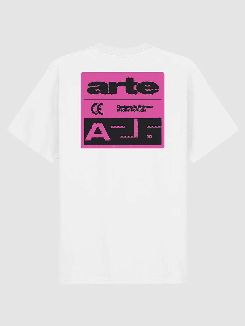 ARTE ANTWERP-Pink Back Print T-shirt-