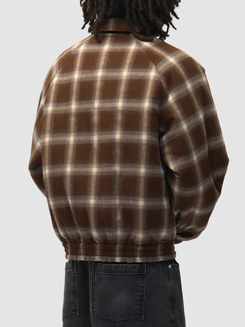 ARTE ANTWERP-Reversible Plaid Jacket-