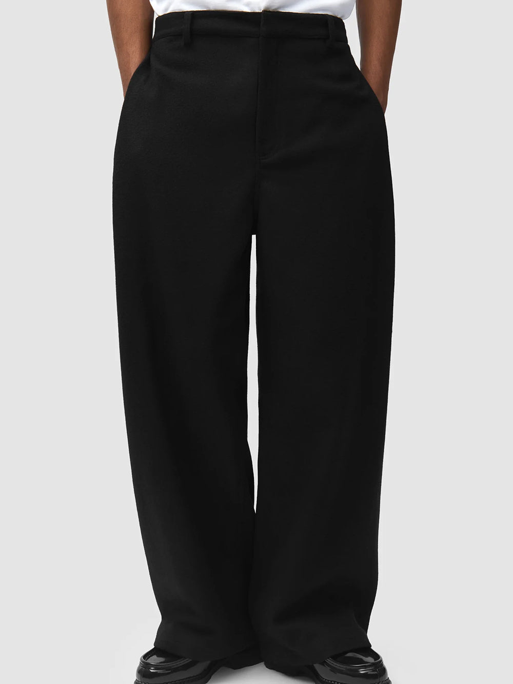 ARTE ANTWERP-Wool Plead Pants-