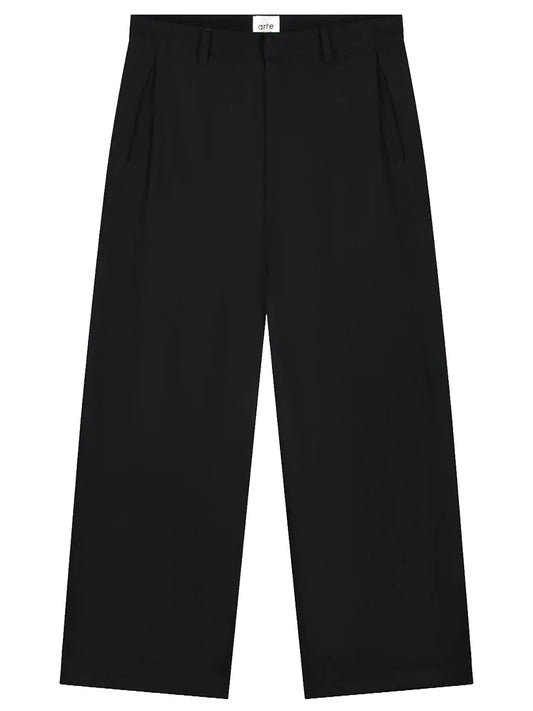 ARTE ANTWERP-Wool Plead Pants-