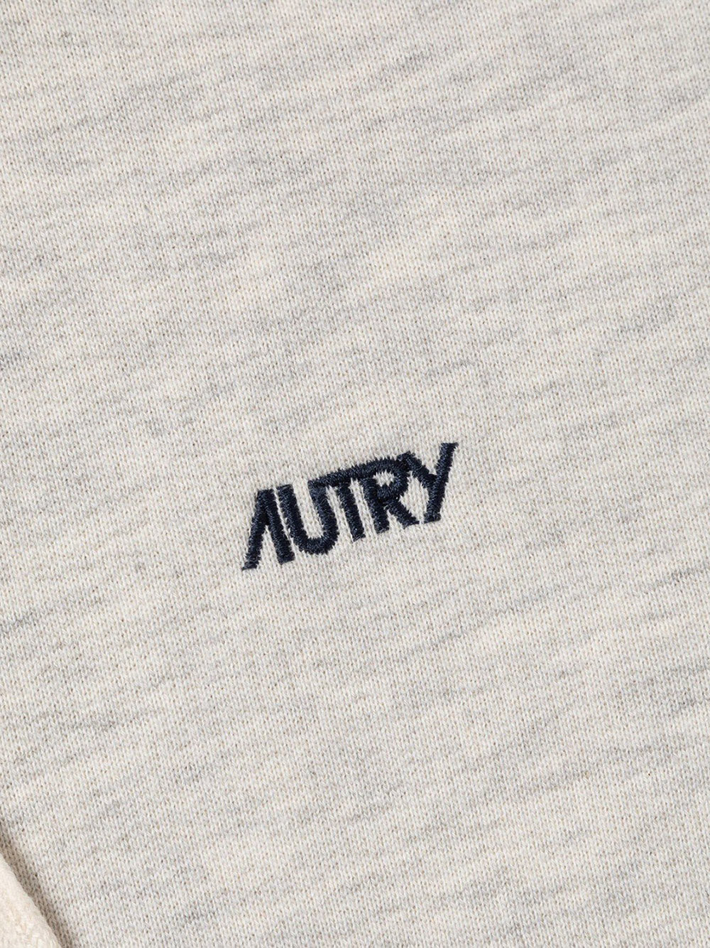 AUTRY-COTTON HOODIE WITH EMBROIDERED LOGO-