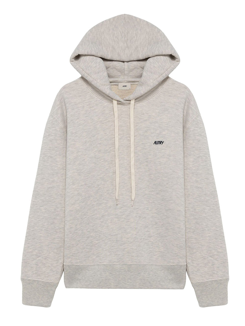 AUTRY-COTTON HOODIE WITH EMBROIDERED LOGO-
