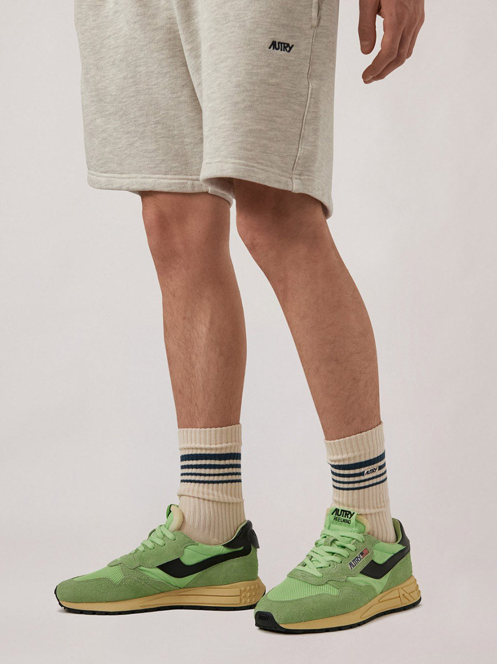 AUTRY-UNISEX STRIPED LOGO JACQUARD SOCKS-