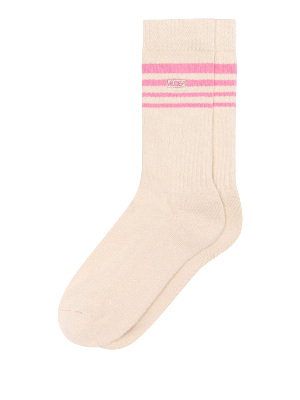 AUTRY-UNISEX STRIPED LOGO JACQUARD SOCKS-