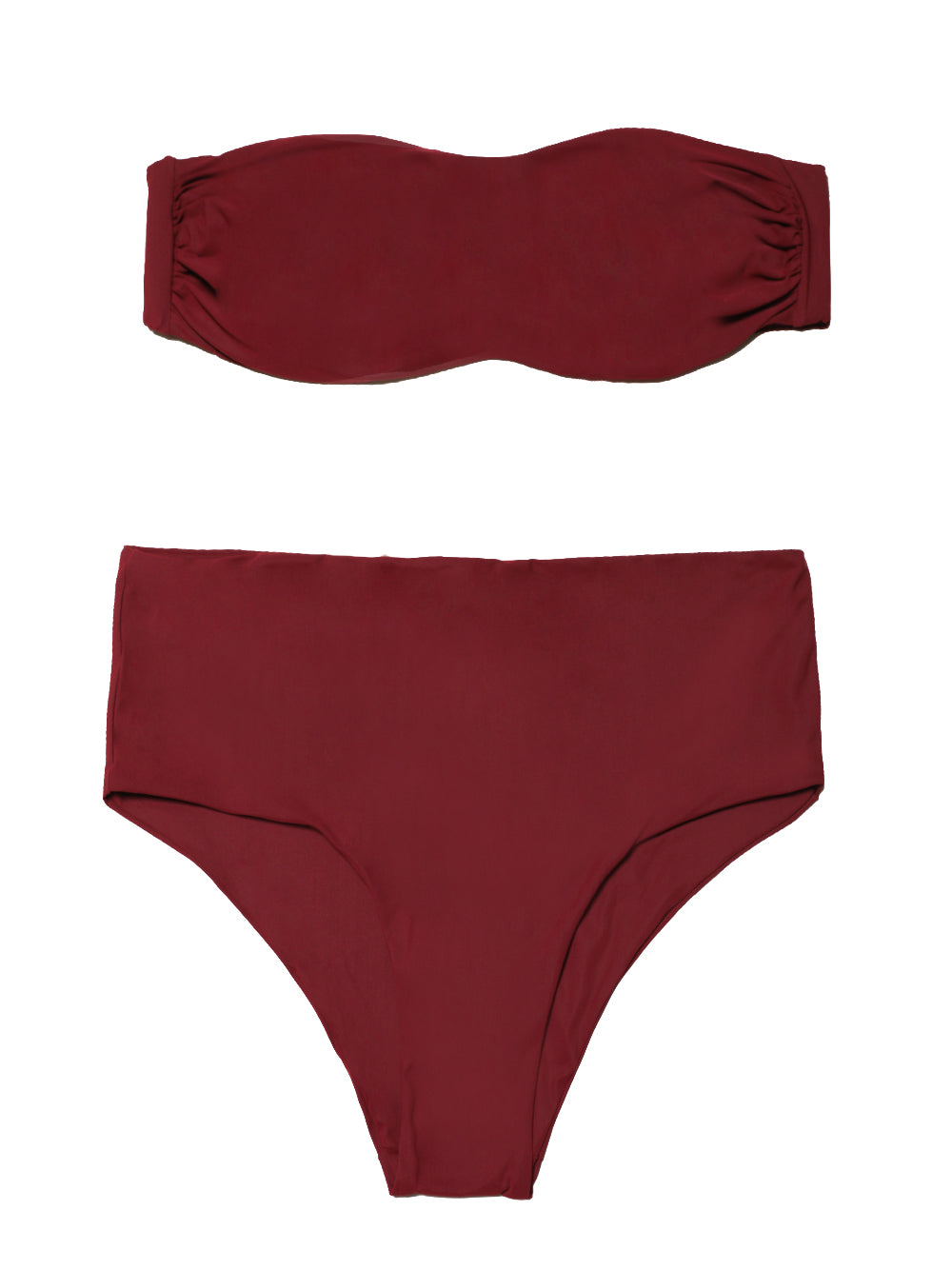 BEACHSIDE-Fascia Culotte Bordeaux-