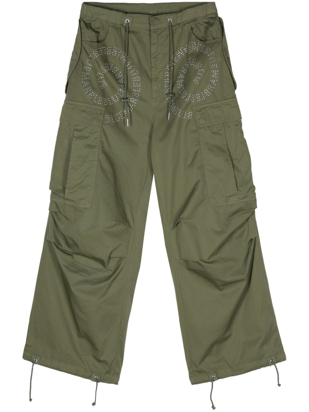 BLUEMARBLE-studded Baggy cargo trousers-