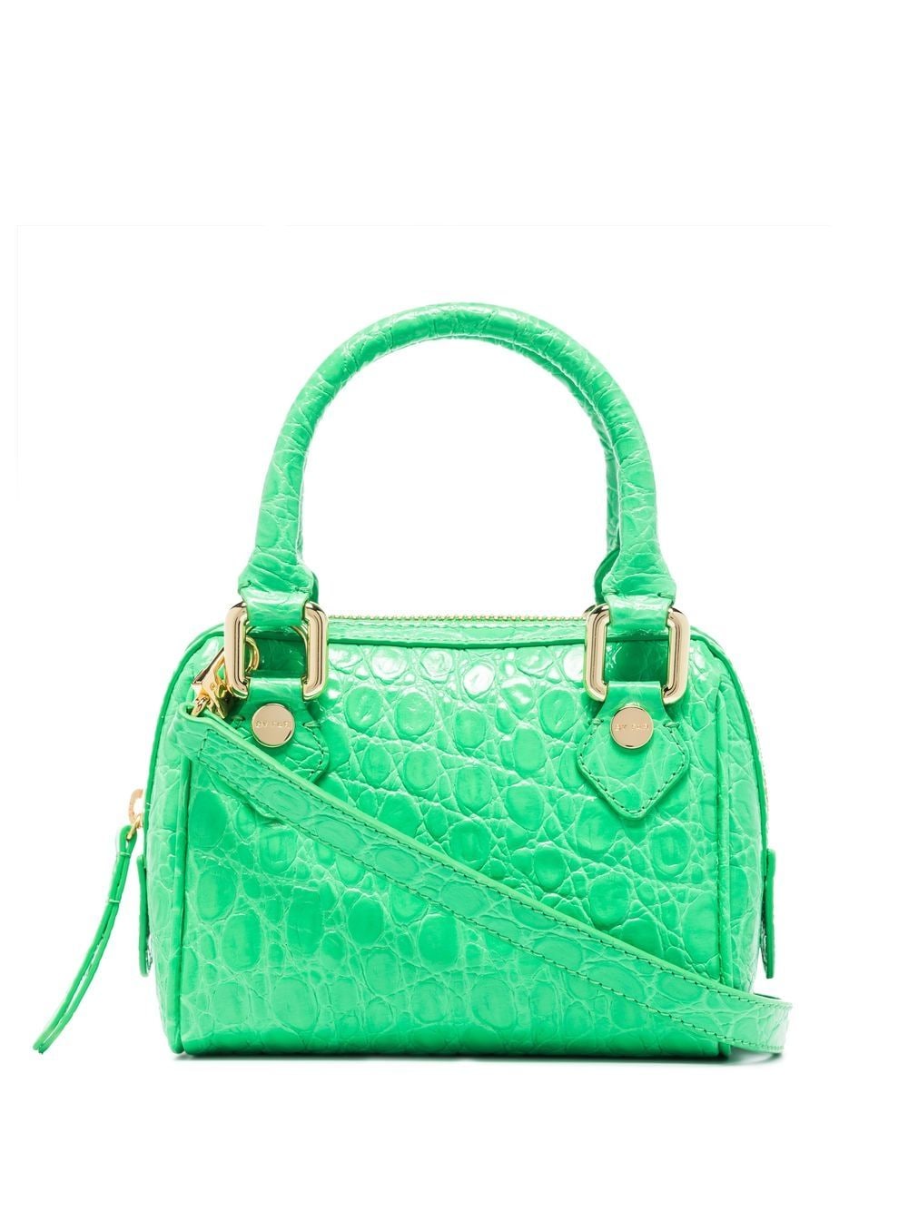 BY FAR-Dora Super Green Circular Croco Embossed Leather-22SSDORASPGCCESMA SPG