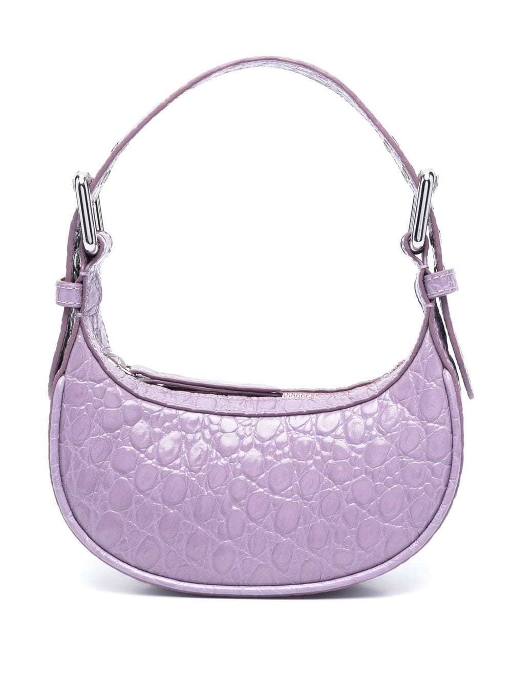 BY FAR-Mini Soho Purple Haze Circular Croco Embossed Leather-23CRMNSSPRHCCESMA PRH