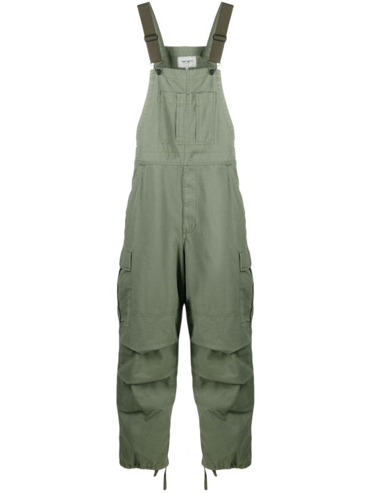 CARHARTT WIP-Cargo Bib Overall Cotton Marshall Canvas-