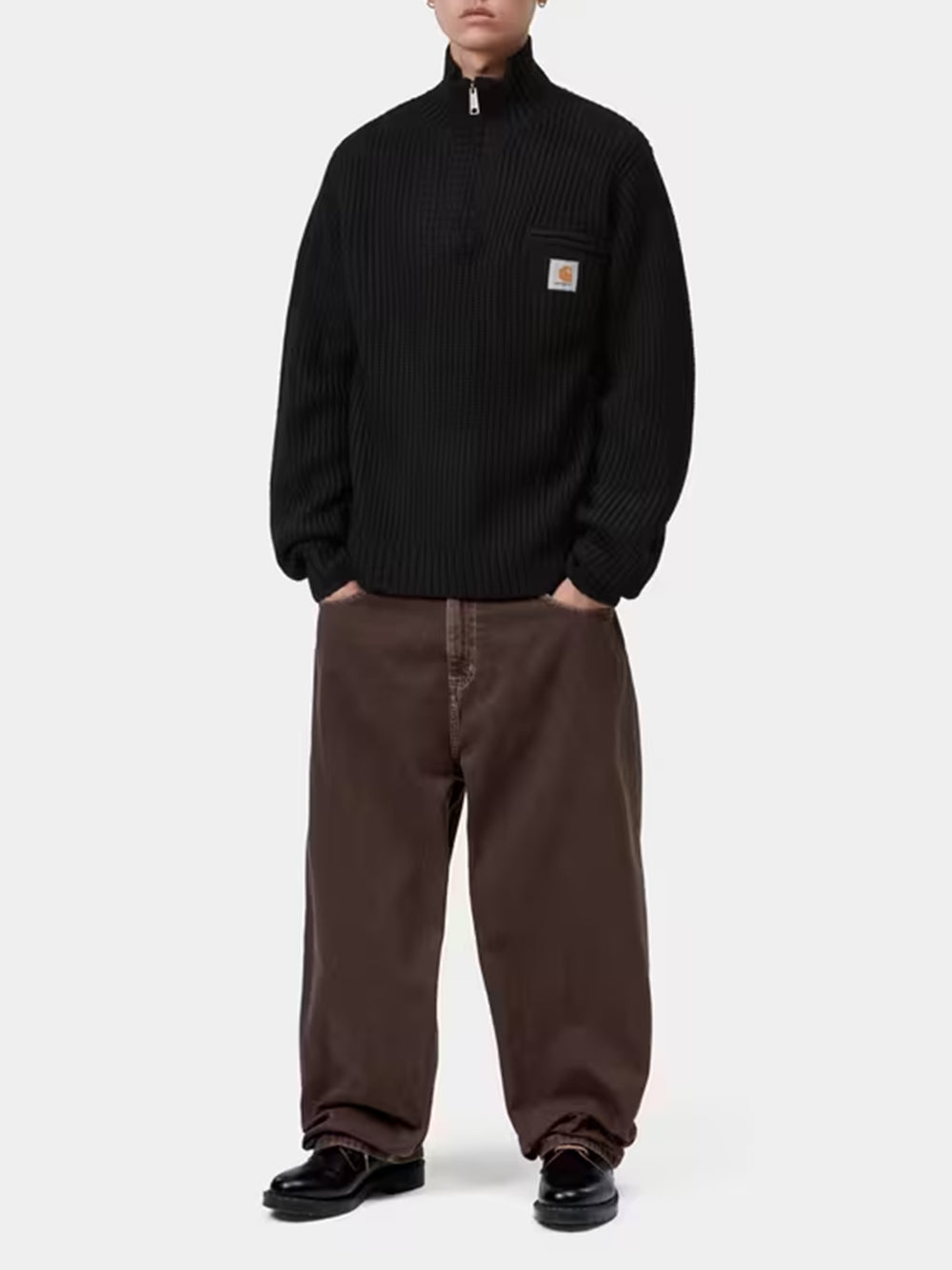 CARHARTT WIP-Detroit Half Zip Sweater-