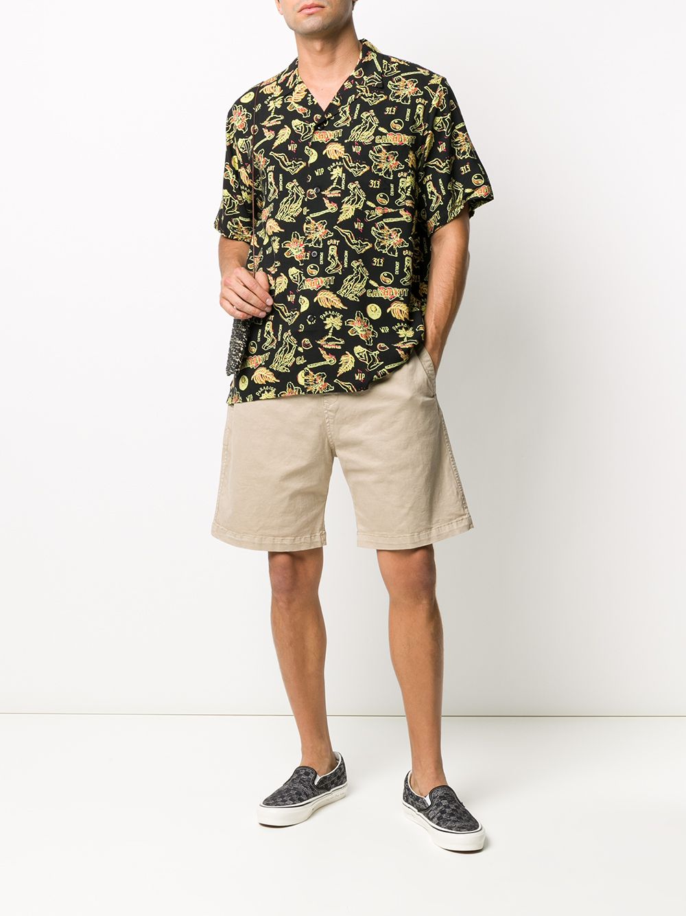 CARHARTT WIP-Lawton Short Cotton-I026518 G1GD