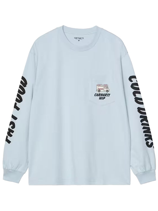 CARHARTT WIP-L/S Cold Drinks T-Shirt-