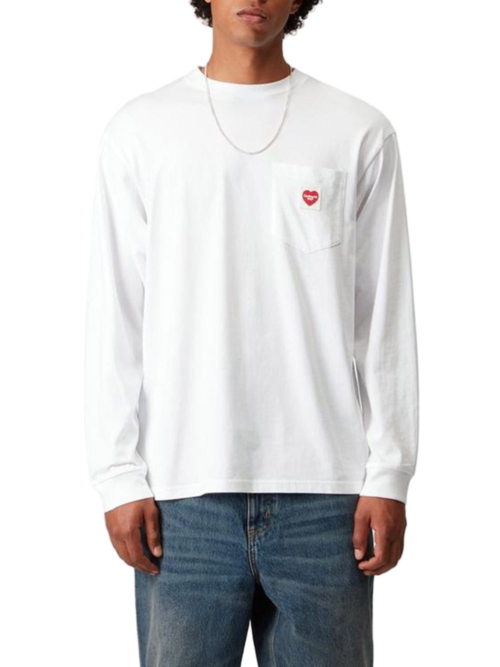 CARHARTT WIP-L/S Pocket Heart T-Shirt-