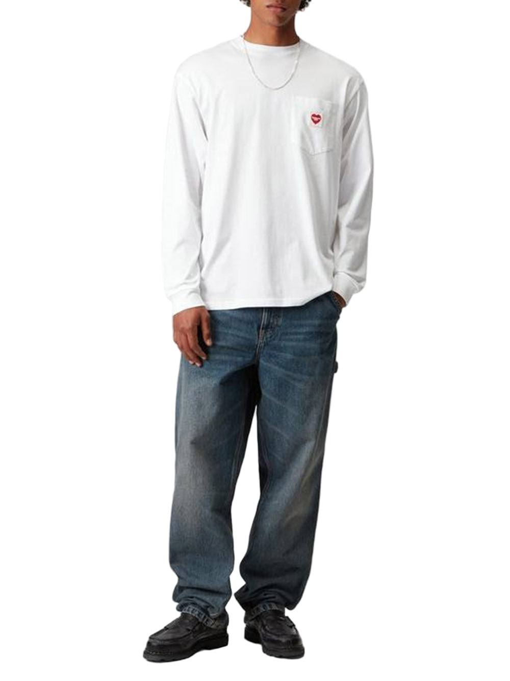 CARHARTT WIP-L/S Pocket Heart T-Shirt-