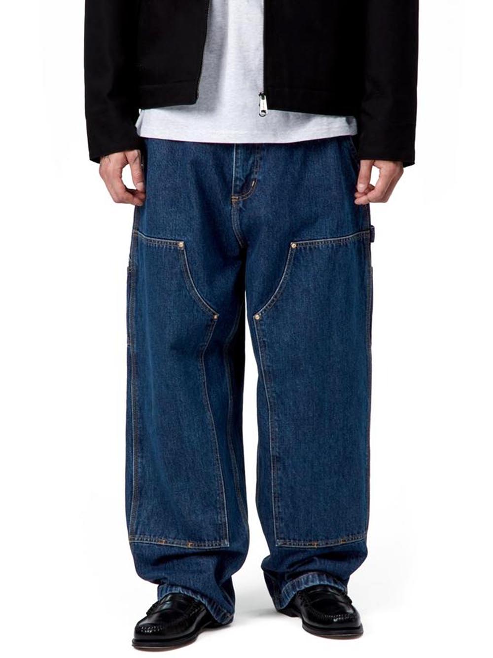 carhartt wip nash double knee pants サイズs Carhartt WIP Nash Double Knee Pant | Blue (stone washed