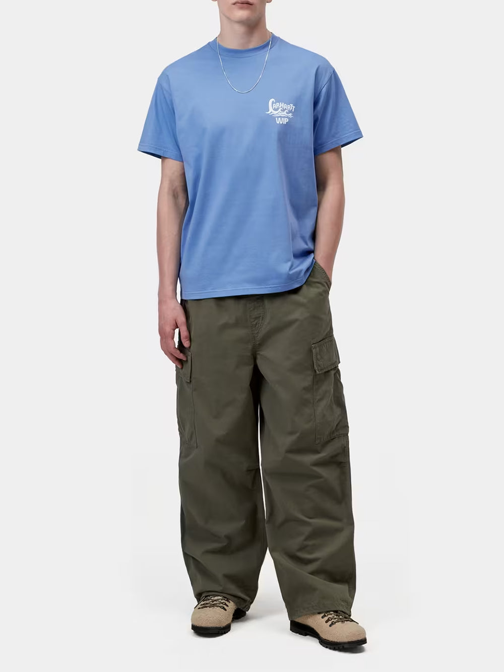 CARHARTT WIP-S/S Waves T-Shirt-
