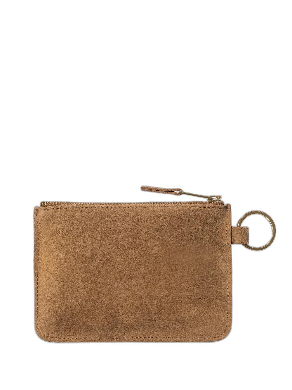 CARHARTT WIP-Suede Zip Wallet-I033644 HZXX