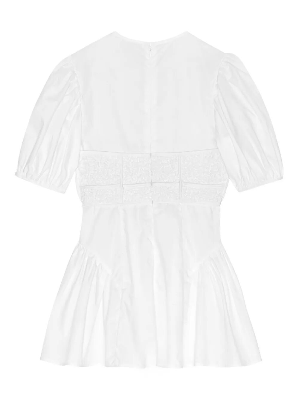 CECILIE BAHNSEN-CONNER TOP COTTON WHITE-
