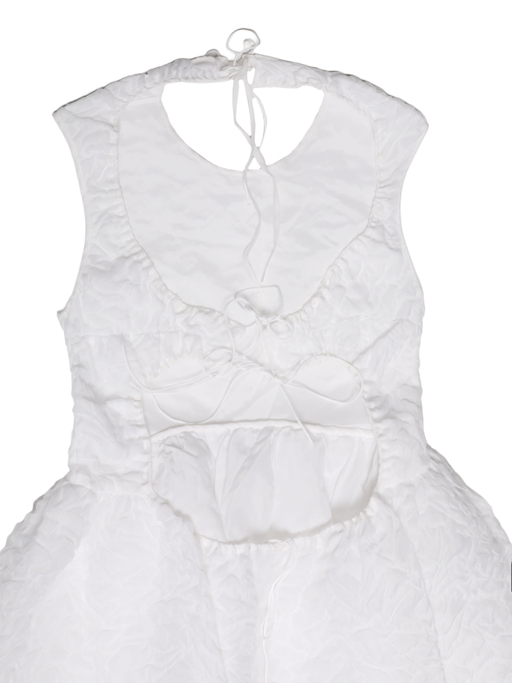 CECILIE BAHNSEN-DRESS WITH OPEN BACK AND ASYMMETRICAL SKIRT-